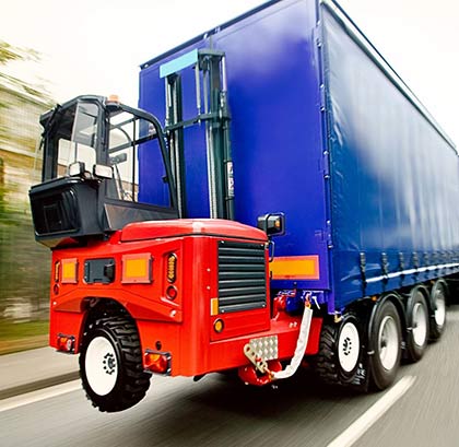 Moffett - truck mounted forklift training in Kent