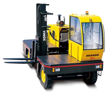 Sideloader forklift training